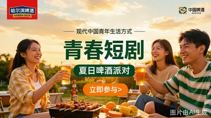 哈啤品牌宣传